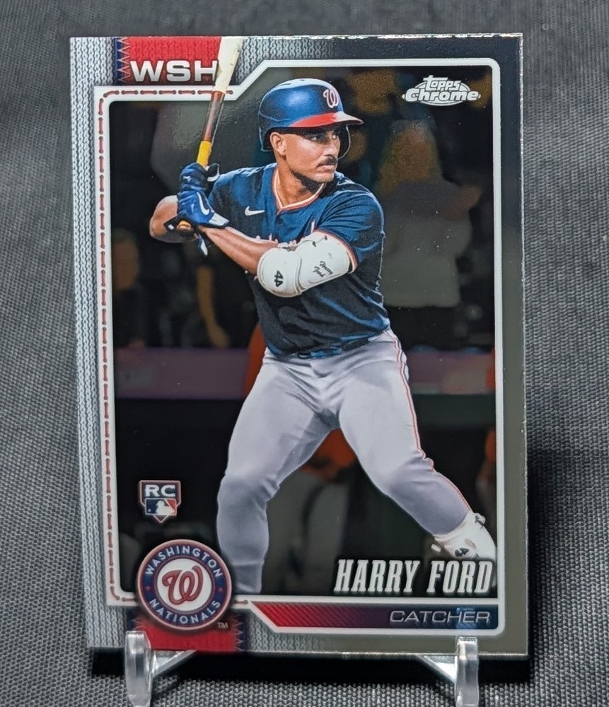 Harry Ford Rookie RC 2026 Topps Chrome Baseball Card #56 Washington Nationals