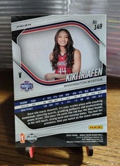 2025 Panini WNBA Prizm Kiki Iriafen RC Variation Silver Rookie #149 Mystics