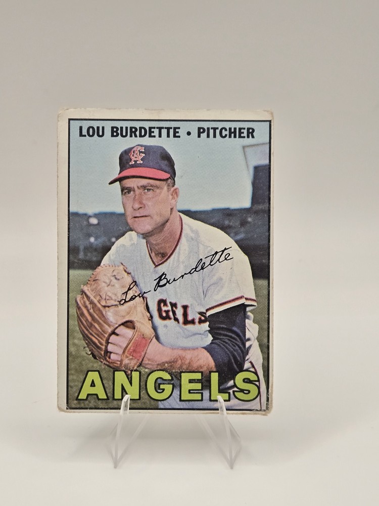 1967 Topps #265 Lew Burdette California Angels