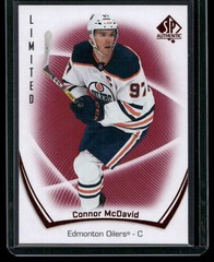 2021-22 SP Authentic #1 Connor McDavid Limited Red