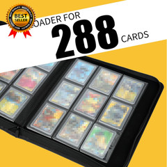 Toploader Binder Holds 288 Toploaders 9 Pocket Top Loader Binders with Sleeves