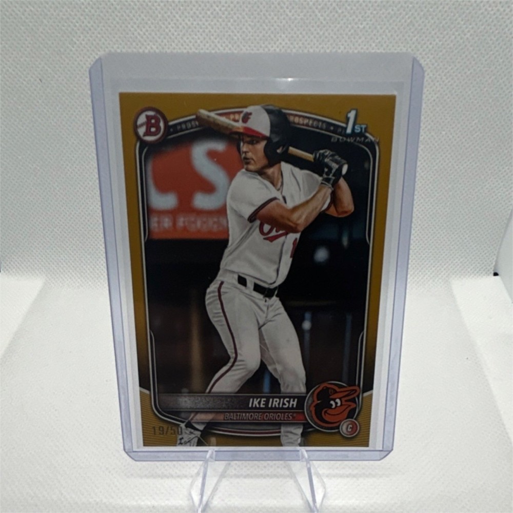 Ike Irish [Gold] /50 #BD-16 2025 Bowman Draft