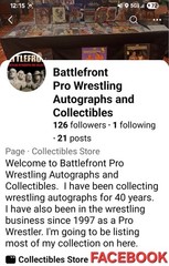 Original LOD WWF Promo Photo P-403 Signed by Hawk Road Warriors WWE Autograph