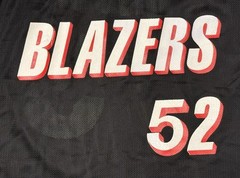 GRAIL Buck Williams x Cliff Robinson TEST PRINT ERROR Champion Jersey 40 Blazers