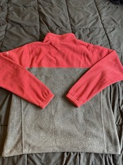 Columbia Iowa State Cyclones Fleece Jacket Men’s Large Red Gray Full Zip