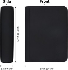 4-Pocket Binder for Semi Rigid Card Holders, Holds 208 Semi Rigid Card Holder, S