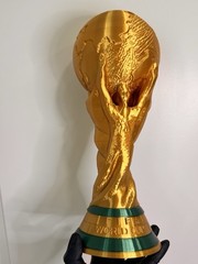 Full Size World Cup Trophy Replica 14.5” Gold Soccer Fan Collectible Printer3D