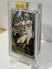 Drew Brees Custom novelty art New Orleans Saints Patch Handmade 1/1 CARD