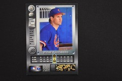 Ryne Sandberg 1996 Metal Universe Platinum Edition #145 Chicago Cubs