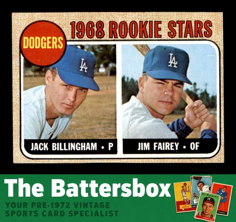 1968 Topps #228 Jim Fairey/Jack Billingham Rookie Stars EXMT/EXMT+ X3787662