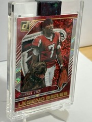 Michael Vick Custom novelty art Handmade Atlanta Falcons Patch CARD