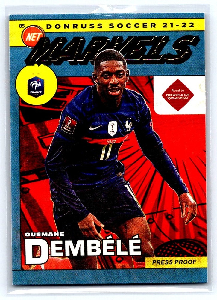 2021-22 Panini Donruss Marvels Soccer #6 Ousmane Dembele Press Proof – Fran bX9f