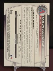 2025 Bowman Draft Kayson Cunningham #BD-84 1st Bowman RC