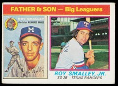 1976 Topps Father & Son (Roy Smalley / Roy Smalley, Jr.) 70