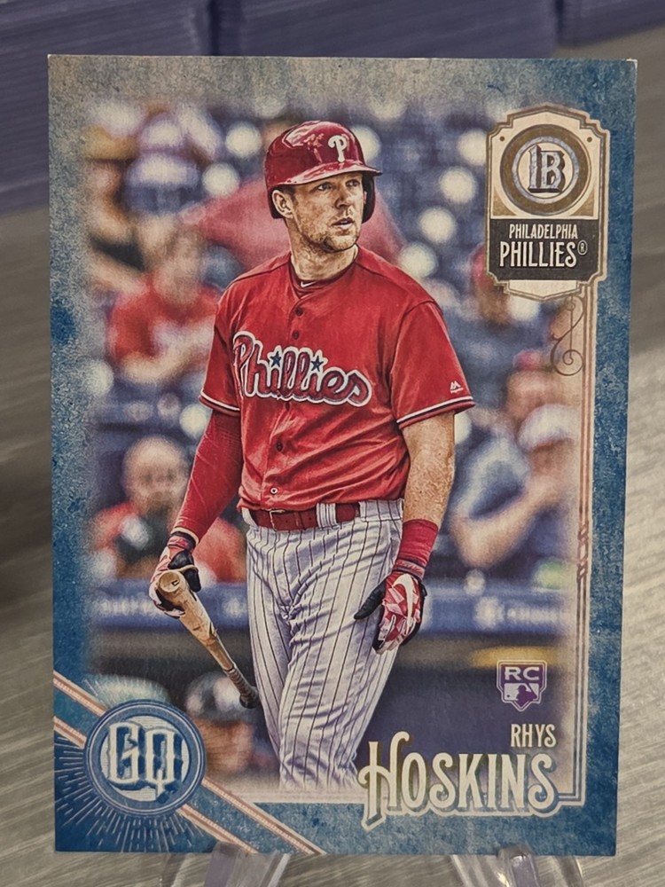 Rhys Hoskins 2018 Topps Gypsy Queen Indigo /250 Rookie #199 Phillies RC