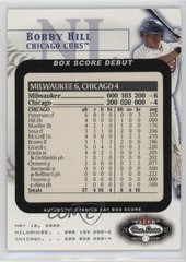 2002 Fleer Box Score Box Score Debuts 16/2002 Bobby Hill #14BSD Rookie RC 0s55