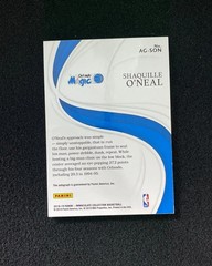 2018-19 Panini Immaculate All-Time Greats Shaquille O&rsquo;Neal Auto 17/25 Magic WU89