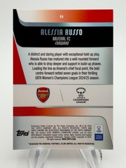 2025-26 Topps Chrome UEFA Women&rsquo;s ALESSIA RUSSO Purple Refractor /75 #94
