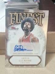 2024 ARTIS GILMORE TOPPS FINEST AUTOGRAPHED AUTO NBA CARD #FA-AG CHICAGO BULLS
