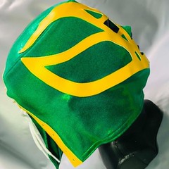 Fishman Semi Professional Wrestling Lucha Costume Mask Mascara Luchador Green