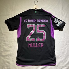 FC BAYERN MUNICH GERMANY 2023/2024 AWAY SHIRT JERSEY SIZE MEDIUM MULLER #25