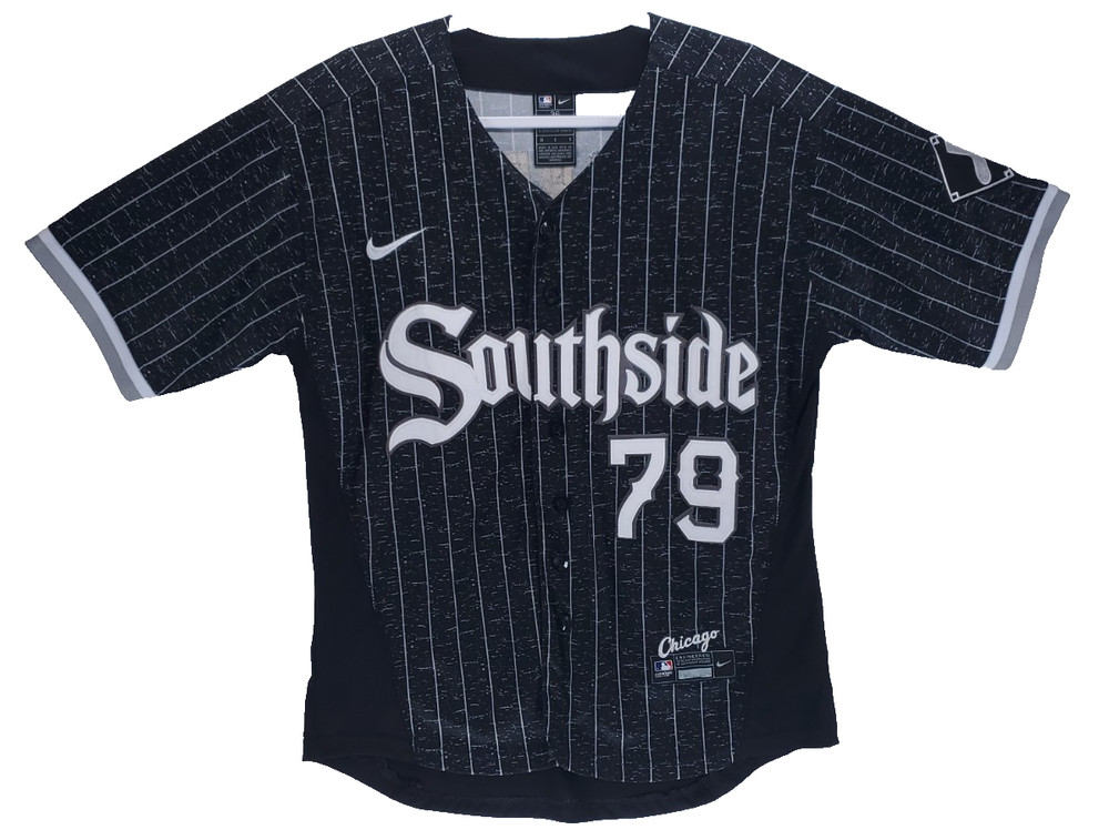 Nike MLB White Sox Southside Jersey Abreu #79 Men’s 36 S City Connect Black