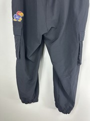 Adidas x KU Jayhawks Collegiate Pants Men&rsquo;s Size XL Black Woven Cargo Jogger