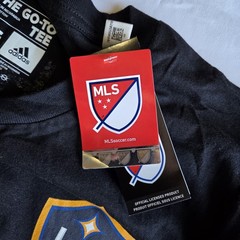 Adidas LA Galaxy Zlatan Ibrahimovic #9 MLS FIFA Soccer Futbol S-2XL Black TShirt