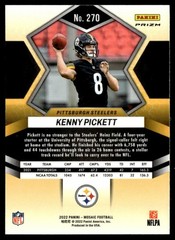 2022 Mosaic Pink Camo Prizms Kenny Pickett Pittsburgh Steelers #270