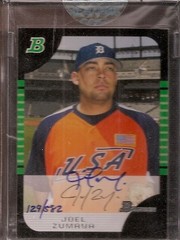 2006 Bowman Originals Buyback Autographs #478 Joel Zumaya 05 BDP/582 Auto BB