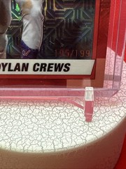 2025 Topps Series 1 Silver Pack Dylan Crews Mojo Refractor Nationals RC 195/199