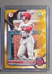 2022 Bowman Draft – Zach Neto #BD-18 Gold /50 (RC)