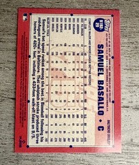 2026 Topps Series 2 Samuel Basallo RC Baltimore Orioles Orange Crackle Foil #/50