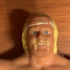 WWF Titan Sports 1985 LJN Hulk Hogan Wrestling Bendie Figure 4 3/4&Prime; Tall