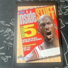 1999 Upper Deck MJ Retires JUMBO C19 Michael Jordan Inside Stuff Magazine 🔥