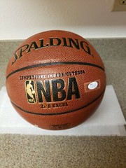 🔥KARL ANTHONY TOWNS🔥ANDREW🤑🤑WIGGINS🤑SIGNED🏀BALL🌟JSA🌟HOLOGRAM🌟