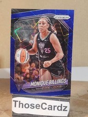 2025 Panini Prizm WNBA Blue Velocity Prizm #99 Monique Billings
