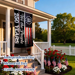 America&rsquo;s 250th Anniversary Flag, 3 Ply Year American 3×5 feet, Anniversary06