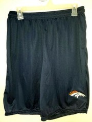 0725 NFL DENVER BRONCOS Polyester SHORTS Pockets Embroidered ORANGE BLACK NAVY