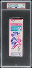 1980 World Series Game 6 Ticket Stub PSA 2 GOOD Phillies Clinch 1st Ever WS Win