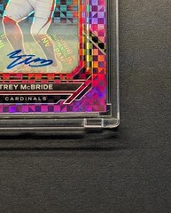 TREY MCBRIDE Rookie Auto 2022 Panini Purple Power Prizm SP /49 RC