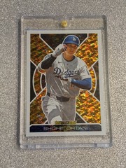 SHOHEI OHTANI RARE GOLD SHIMMER REFRACTOR TOPPS INVESTMENT CARD DODGERS MVP MINT