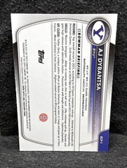 AJ Dybantsa Bowman Chrome U #BCP-1 Mojo Refractor /275 BYU 1st Pick