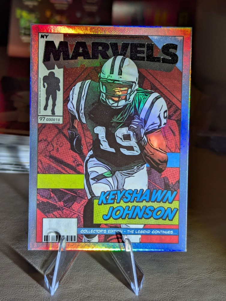 Panini 2026 90s Pop Culture Marvels Insert Keyshawn Johnson New York Jets