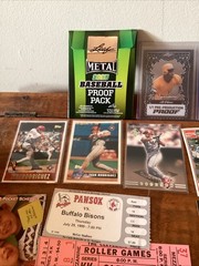 All Sport Oddball Lot – unopened packs, Tickets, Cards, 2 Leaf 1/1 Proof