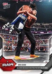 Big Cass RAW Destructive Return – 2026 WWE Topps NOW – Card 85 Presale