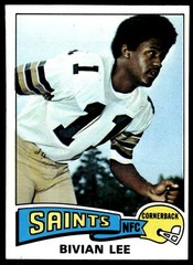Topps 1975 Topps Bivian Lee New Orleans Saints