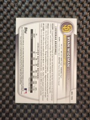 2025 Bowman 1st – Ryan Wideman #BD-190 San Diego Padres – Sky Blue /499