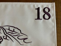 Brand New Embroidered Pin Flag St Andrews Old Course – 2027 British Open 155th