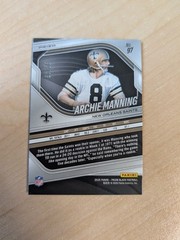 2025 Panini Prizm Black Archie Manning Blue Shimmer FOTL #/35 Saints
